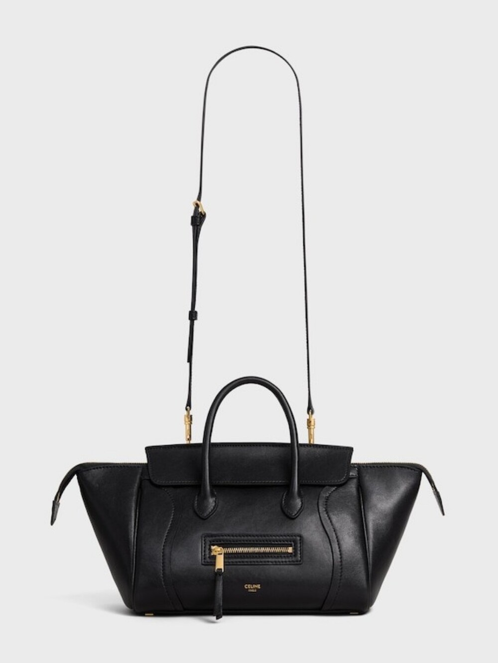 Brand NEW!! CELINE LITTLE LUGGAGE IN GRAINED CALFSKIN Black MSRP $3990 USD W/COA - Picture 2 of 16